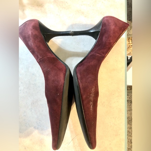 Ladies Size 10M Calvin Klein Dolly pumps in burgundy wine color - Picture 4 of 13